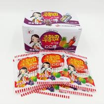 Han Niu cc stick straw sugar boxed 30 packs of candy 100 flavor sticks childhood snacks