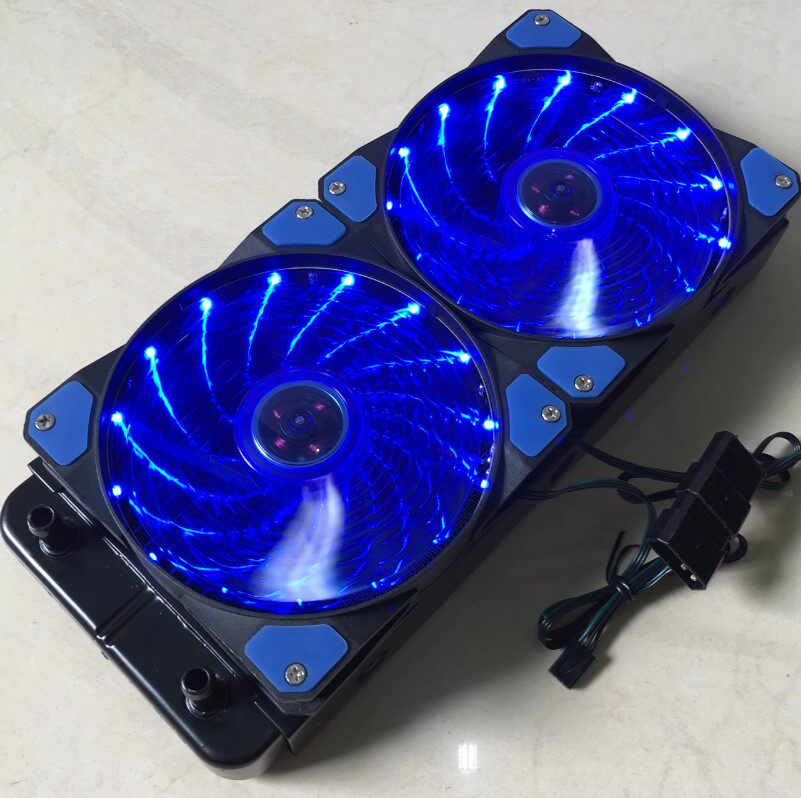 水冷排散热排240铝水冷排纯铝18管散热器台式电脑冷排换热器