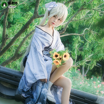 Cat teacher Kasugano dome sister COS clothing Yukata edge of the sky cosplay womens Japanese kimono adorable girl Loli