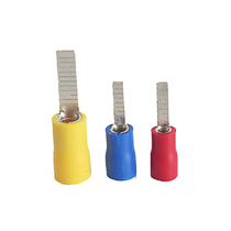 DBV14-16 sheet-shaped pre-insulating end head cold pressing end head per pack 200 sheet-type wiring terminal red copper electrician