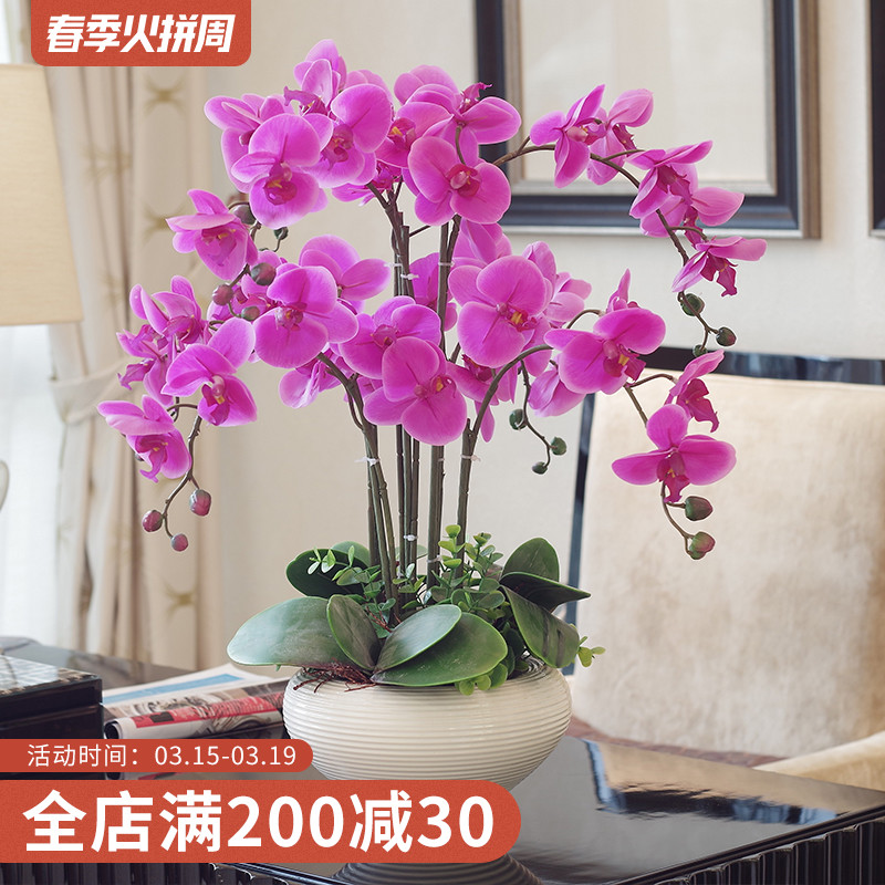 Drunken Yin twelve simulation suit household act the role ofing is tasted ceramic vases, flower arranging flower the finished furnishing articles decorative flowers