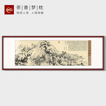 Fuchun Mountain residence map Chinese painting Ink landscape painting prints Chinese living room decoration painting Office hanging painting Study mural painting