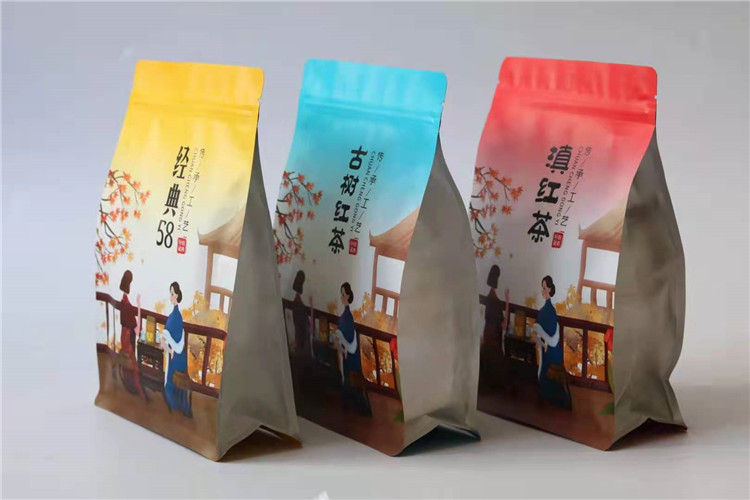 茶叶包装盒 红茶绿茶普洱通用散茶包装袋 半斤 一斤装