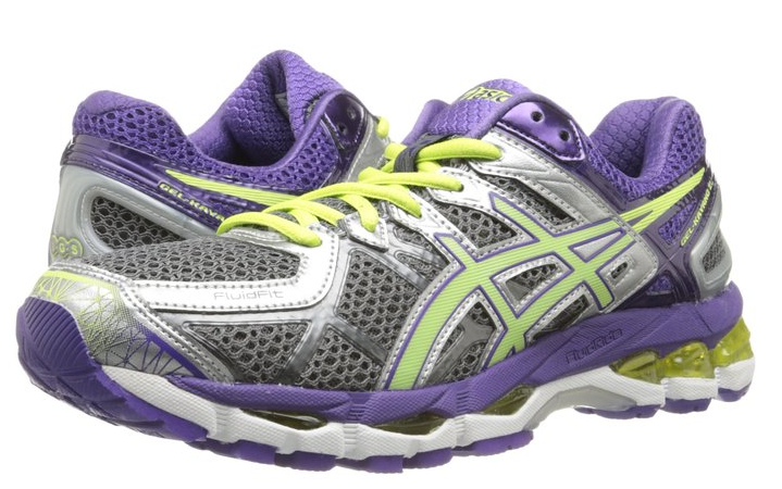 500包邮!asics kayano21 顶级稳定支撑系跑鞋 女款紫色 6b(37)