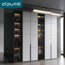 Diep Modern Minimalist Wardrobe Home Bedroom Cabinet Nordic Lockers Glass Economy-Style Big Closet