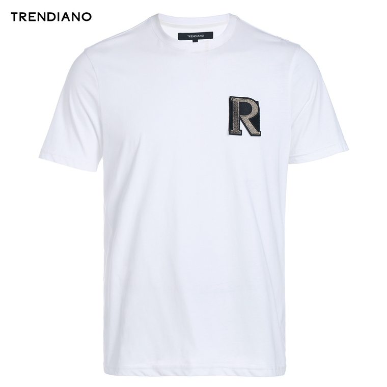 【多件多折】TRENDIANO纯棉字母圆领短袖T恤3152021150