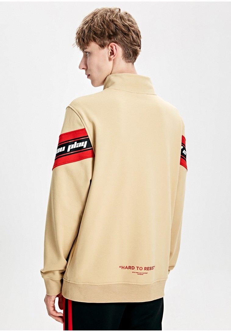 【聚】trendiano宽松字母高领套头卫衣3gc304927p_5折现价349元