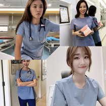 Like Wind Han Style Short Sleeve Brushed Hand Wash Hand-washing Clothes Pet Yard Dental Nurse Clothing Surgical Clothing hospital Workwear