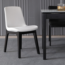 Nordic designer solid wood dining chair modern simple chair creative styling cotton chair personality fashion casual coffee chair