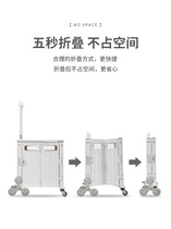 Vegetable shopping cart Foldable small pull cart Stair climbing artifact trolley cart Trolley Vegetable shopping trailer Hand pull cart Shopping cart