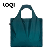 Germany LOQI solid color series fashion shopping bag lightweight foldable eco bag large capacity shoulder bag spring roll bag