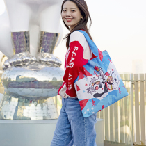 LOQI joint letter Xu Mengtao Panda Panda Rolling Cooperation Joint Foldable Sports Fitness Bag to the Future