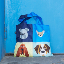 Germany LOQI animal series Tide brand shoulder bag fashion shopping bag light foldable environmental protection bag portable Portable