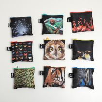 LOQI National Geographic joint series shopping bag light eco-friendly bag folding and containing love natural gift bag bag