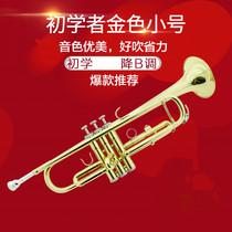 Renaston plays trumpet instruments in b-flat brass for students Beginners Adults