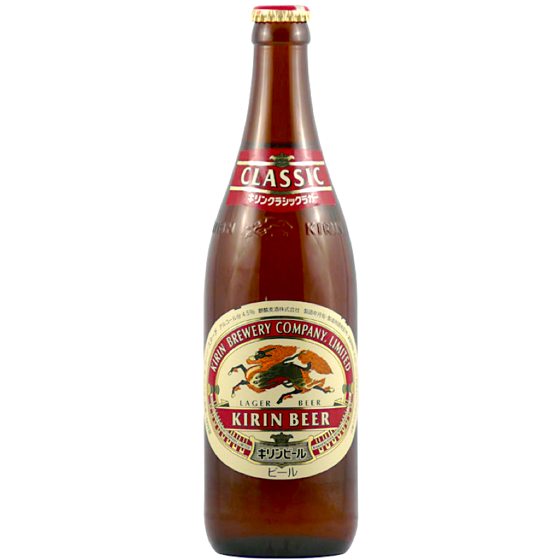 日本麒麟 经典拉格啤酒kirin classic lager 百年工艺 500ml 瓶_7折