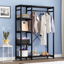 Hanging hanger floor-to-ceiling bedroom rental apartment apartment environmental protection iron open wardrobe cloakroom multi-functional rack
