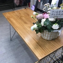 Clothing store display cabinet clothes shelf solid wood display table simple Nordic shoe rack bag table womens clothing store shelves