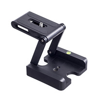 Z-type quick folding tripod head plastic centenfold fast mounting plate slide rail base micro-distance bracket