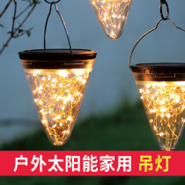 Solar lamp Outdoor LED Courtyard Pendant Lamp Home Decoration Lamp Waterproof Villa Garden Landscape Hanging Tree Stars light
