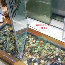 Retaining bar for 8mm shower room glass door drainage article fang shui tiao bathroom accessories 65cm long