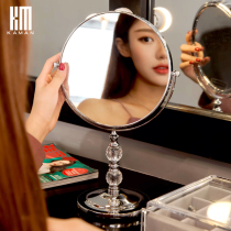 Kaman net red makeup mirror Desktop large princess mirror Double-sided HD desktop European beauty mirror Dressing mirror