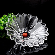Day special price high grade super large crystal glass fruit plate modern living room creative fruit bowl fruit bowl dry fruit bowl