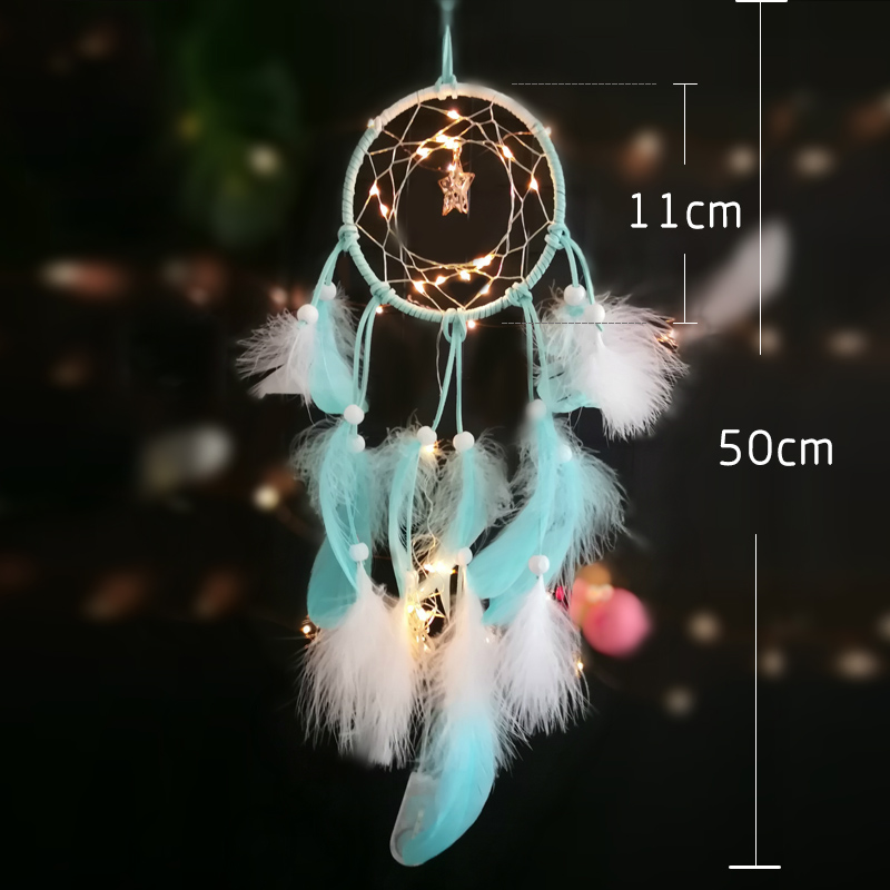 creative girl's dream catcher, wind chime, forest department, diy material, bao gong, main room, ornament, girl decoration, room, ornament