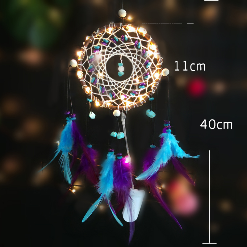 creative girl's dream catcher, wind chime, forest department, diy material, bao gong, main room, ornament, girl decoration, room, ornament