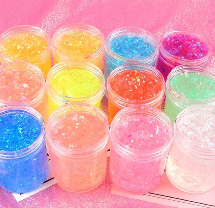 淘宝水晶泥成品解压戳高透冰山泥棉花泥