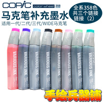Japanese original fit Copic mark pen special filling ink Mark pen supplement 25 ml Link-II