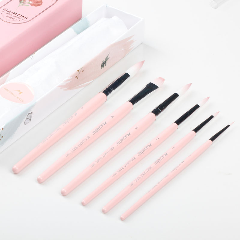 mairtini martini light series round head flat head pink watercolor pen set watercolor pen girl heart gift box