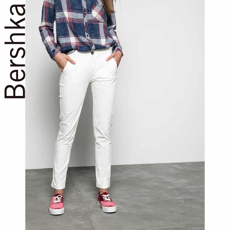 Bershka Bershka 彩色中式长裤 05070085