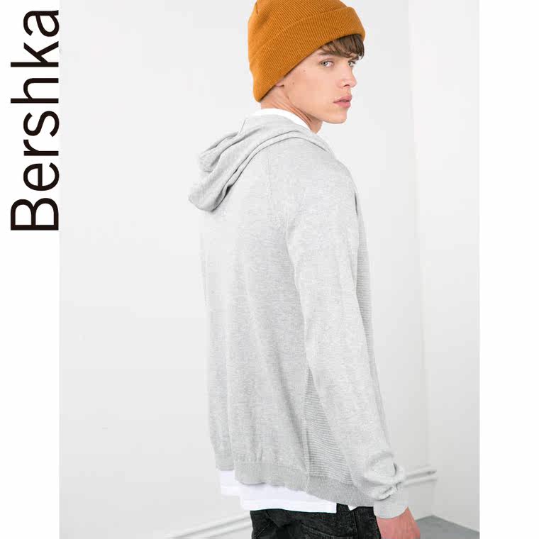 Bershka棉质带帽子夹克 06625052