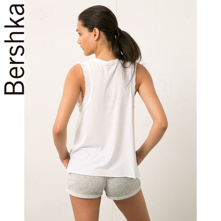 Bershka Bershka 'actions'印花运动款 T 恤衫 07308364