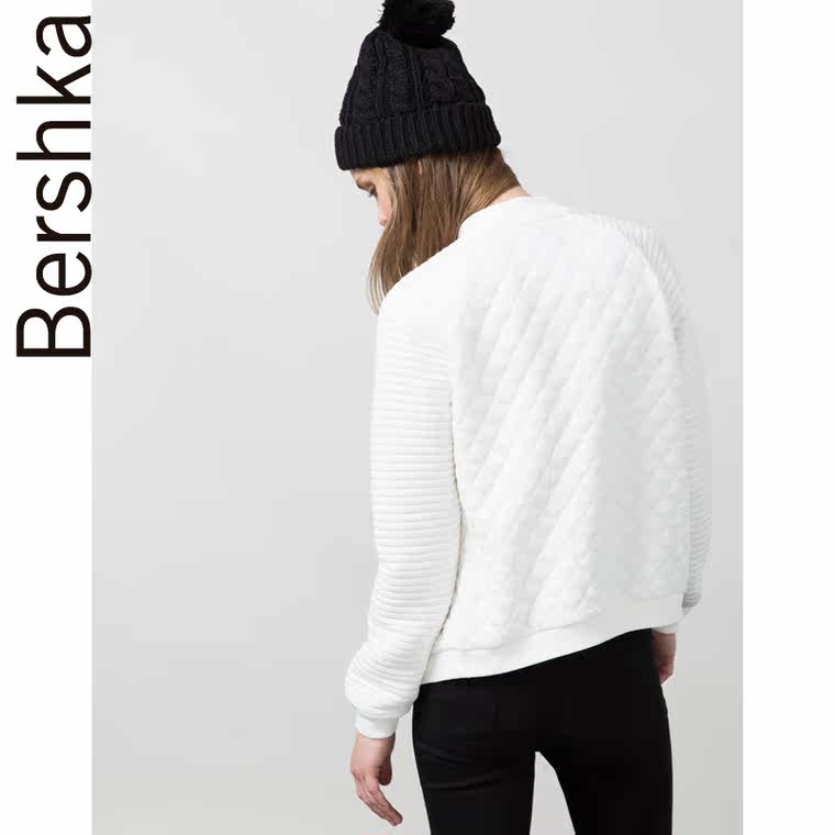 Bershka BSK 彩色夹棉/印花基本款夹克 06558488