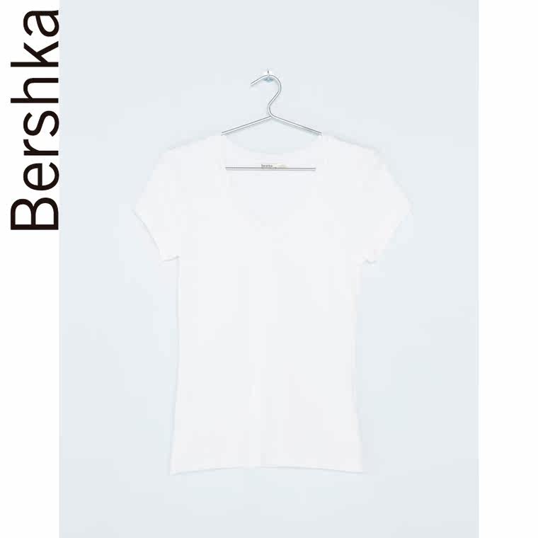 Bershka Bershka V 领 T 恤衫 07435900