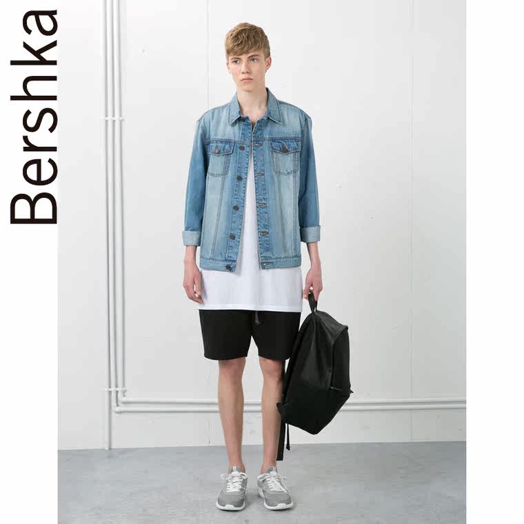 Bershka 基本款牛仔夹克 06214388