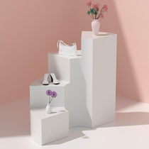 Stairway Anomalous Baking Varnish Display Table Clothing Shop Soft Clothing Shop Window Decoration Floor Display High And Low Show Shelf Props