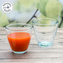 bormioli rocco imported glass glass home drink cup tea cup milk juice glass transparent heat-resistant