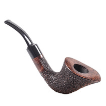 Smoke-fighting men old vintage retro stone Nangwood engraving tobacco-pipe tobacco pot cut tobacco special dry smoke bucket smoke with 9mm filter core