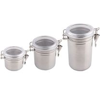 Stainless Steel Seal Tank Metal Shredded Tea Leaf Jars Large Small And Medium Moisturizing Box Smoke Accessories Smoke Bucket Silk Jar