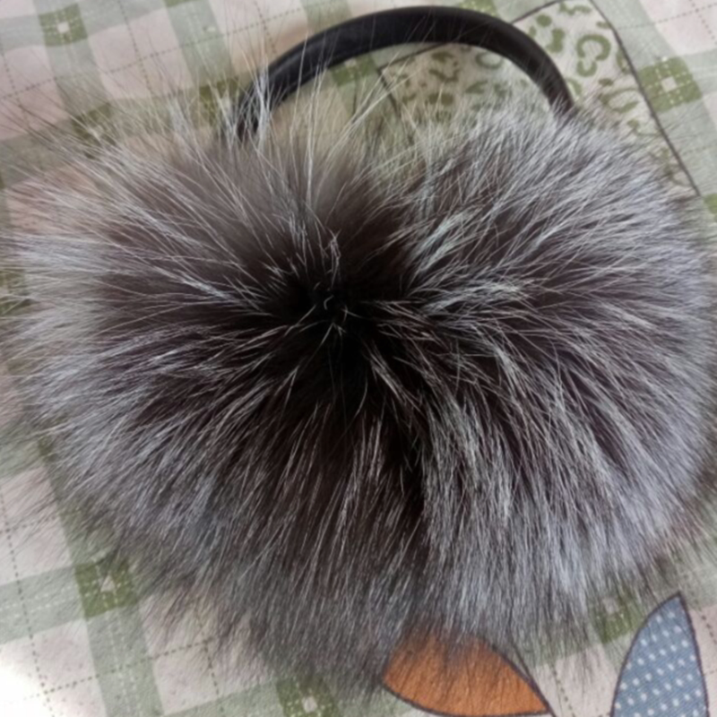 整皮狐狸真毛耳朵套女冬季韩版保暖耳包耳捂耳罩耳暖皮草护耳包邮_7折