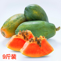 Guangdong Leizhou Hainan Red Heart Papaya Bingtang Heart Milk Papaya Whole 9 catties Fresh Fruit