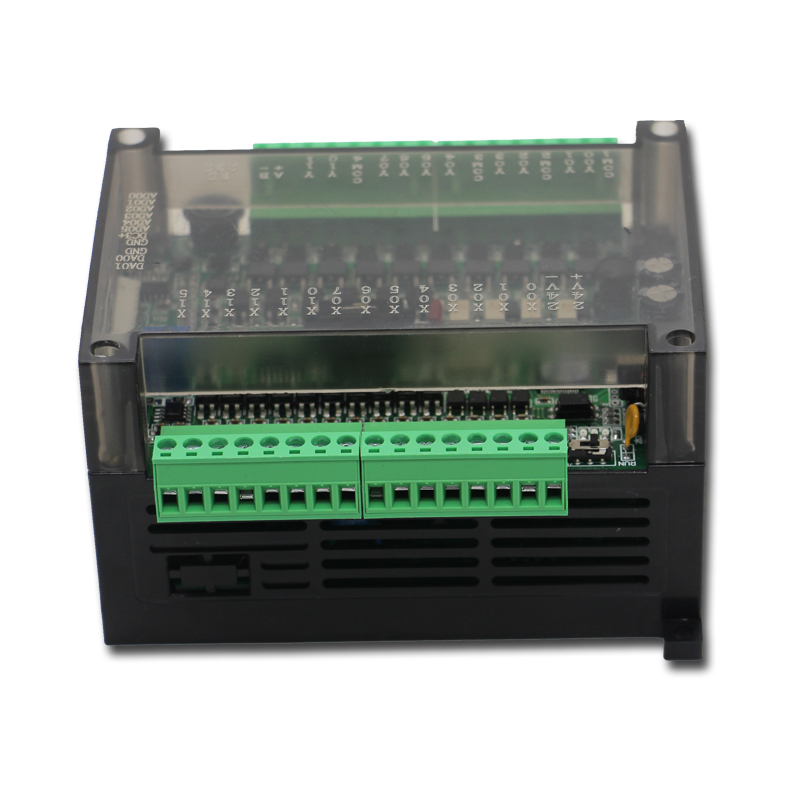 220V三菱PLC工控板FX1N2N-24MT可编程控制器有6AD2DA模拟量控步进 三菱