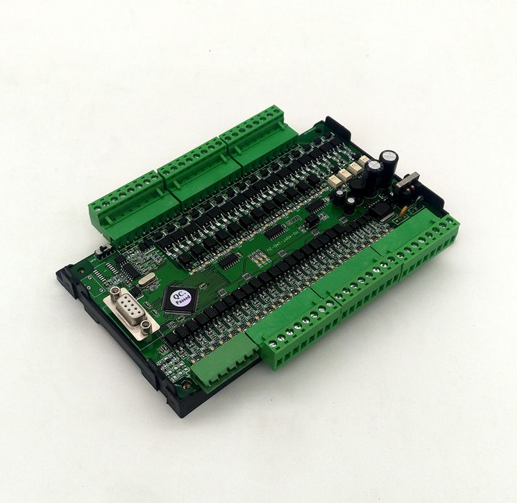 PLC工控板脉冲输出FX1/2N-40MT脉冲输出24入16出伺服步进200K频 其他品牌