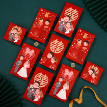 Wedding special size red bag wedding bag wedding 2021 creative personality profit seal new cartoon change door Universal