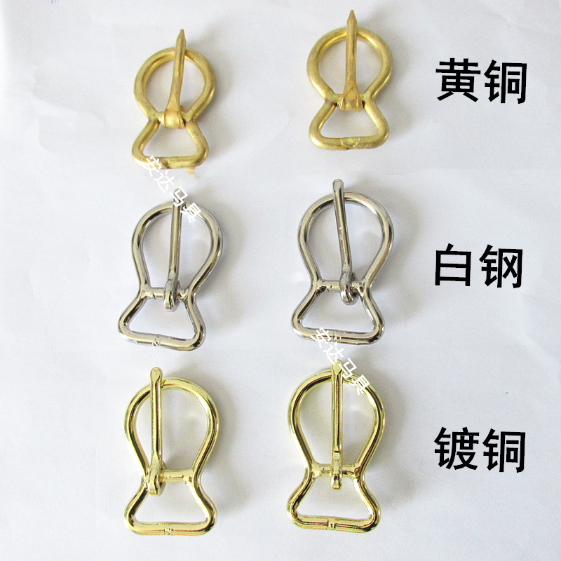 Belly button button white steel brass buckle saddle - ray accessories hook - buckle horse equipment