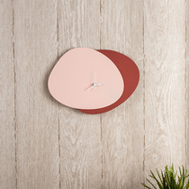 Nordic minimalist hanging bell free from punching Coloured modern minimalist Living room Bedroom Room Art Deco Decorative Creativity Hanging Wall Clock