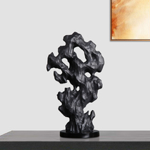 New Chinese style Taihu stone rockery soft decorations modern sales office Hotel Zen living room porch TV cabinet ornaments